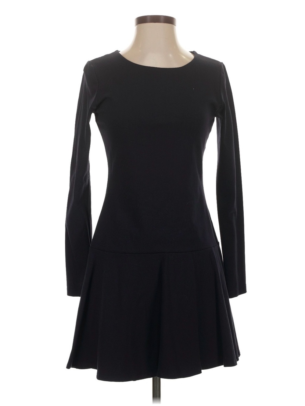 Susana Monaco Dark Navy Blue Long Sleeve Boat Neck  Size Small EUC